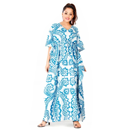 Cotton Printed Kaftan - Feature: Washable