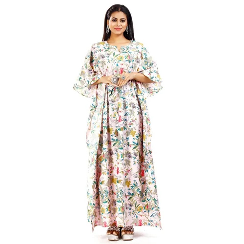Cotton Printed Kaftan - Feature: Washable