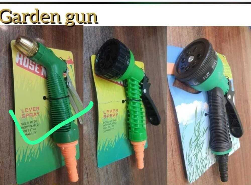 Green Brass Garden Water Spray Gun