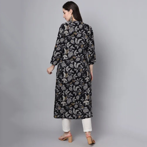 Ladies Rayon Designer Kurtis - Feature: Quick Dry