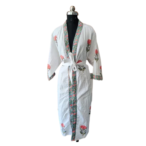 Cotton Waffle Bathrobe
