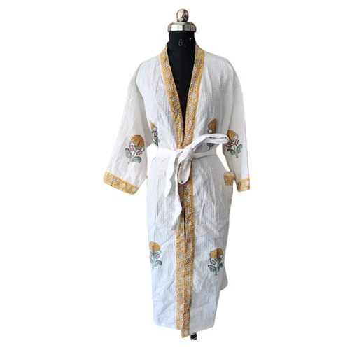 Cotton Waffle Bathrobe