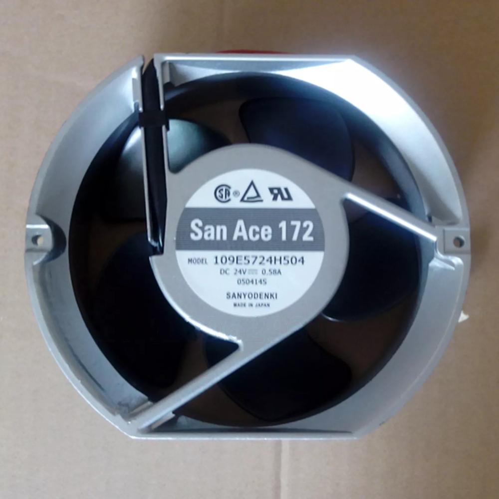 109E5724H504 24V 0.58A For SANYO San Ace 172 New cooling fan