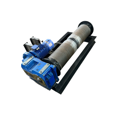 Industrial Electric Winch - Color: Grey & Blue