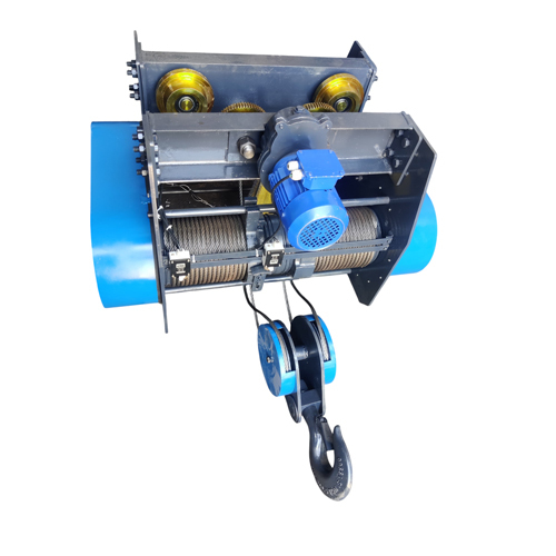 Industrial Wire Rope Hoist - Color: Blue