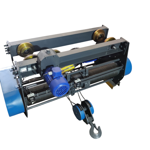 Industrial Wire Rope Hoist - Color: Blue