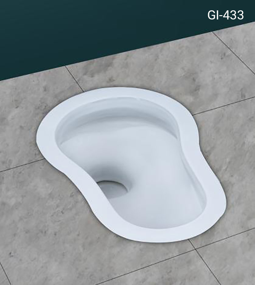 Ceramic squatting toilet