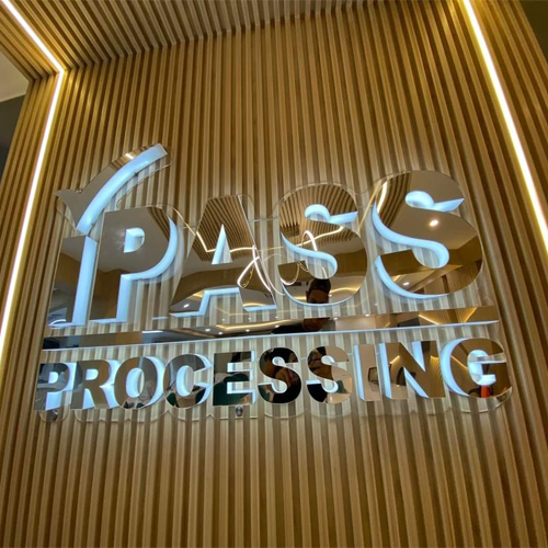Steel And Acrylic Sign Board