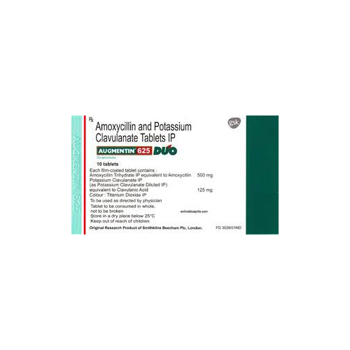 Amoxycillin And Potassium Clavulanate Tablets IP