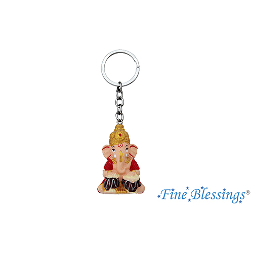 Ganesh Tabla PVC Keychain