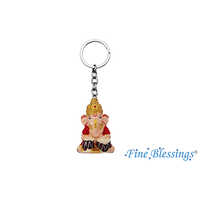 Ganesh Tabla Pvc Keychain - Color: Various Available