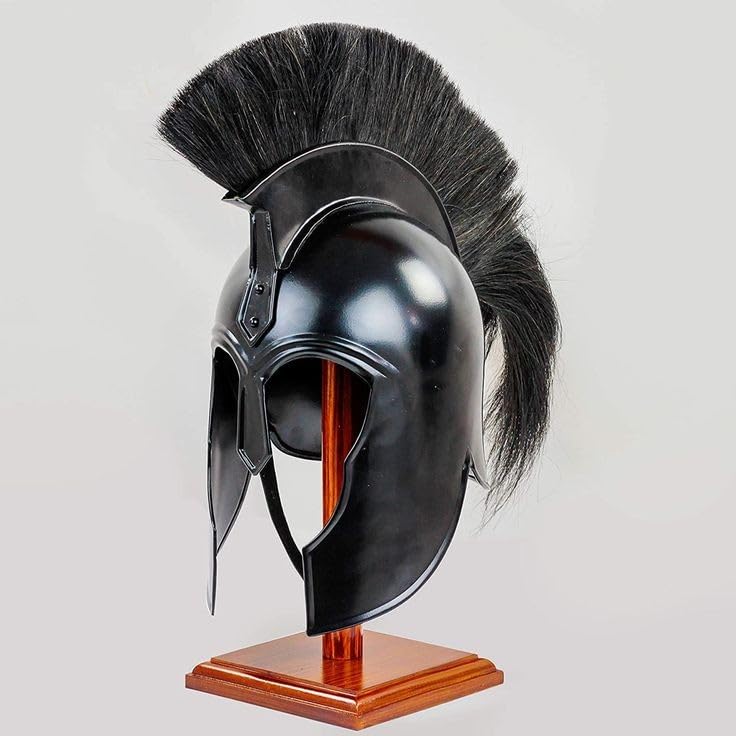 Medieval Troy Achilles Armour Helmet Knight Crusader Spartan Helmet