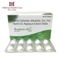 Calcium Carbonate Alfacalcidol Zinc Iron Vitamin D3 Magnesium & Boron Tablets