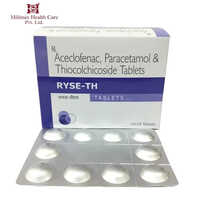 Aceclofenac Paracetamol And Thiocolchicoside Tablets