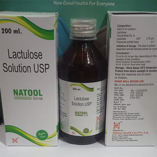 200ml Lactose Solution Syrup USP