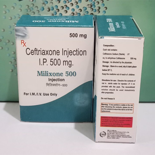 500mg Ceftriaxone Injection IP
