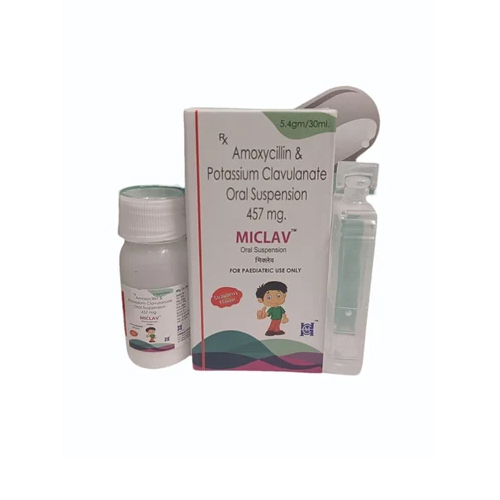 457mg Amoxicillin Potassium Clavulanate Oral Suspension
