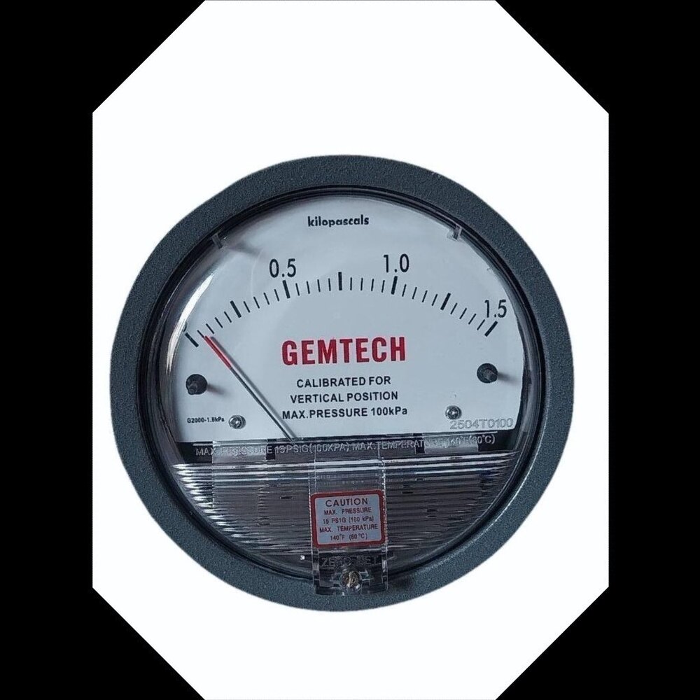 GEMTECH OMEGA Differential Pressure Gauge In Mansa Industrial Estate Gandhinagar Gujarat