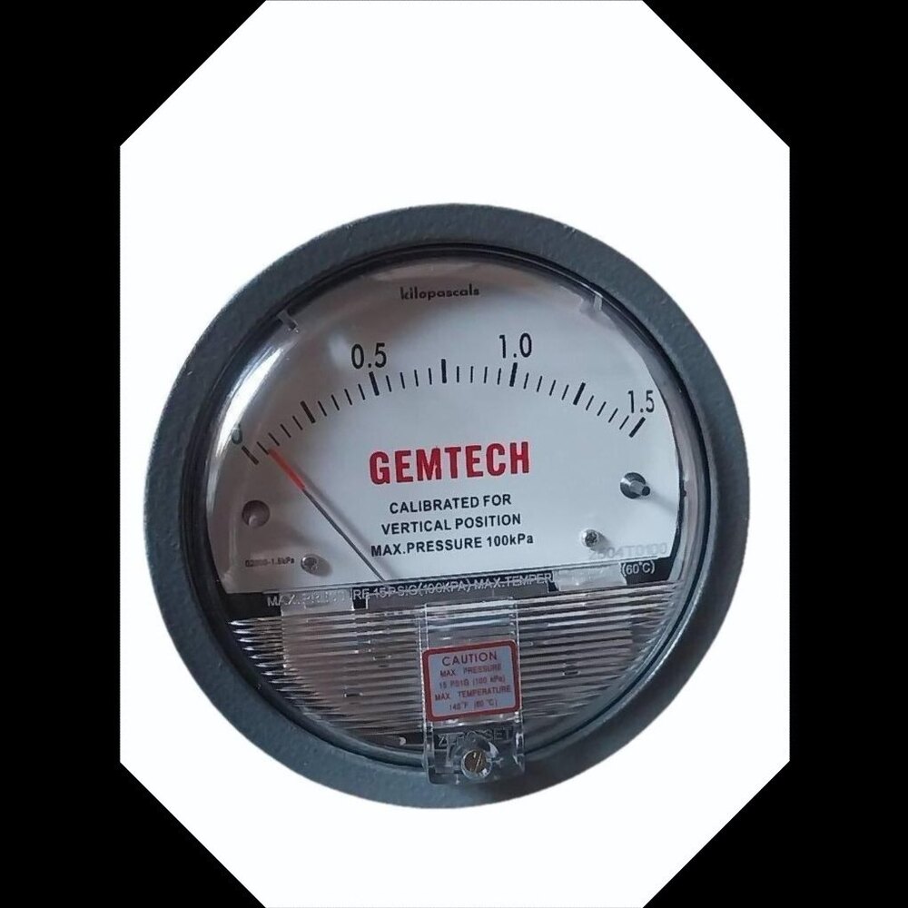 GEMTECH OMEGA Differential Pressure Gauge In Mansa Industrial Estate Gandhinagar Gujarat