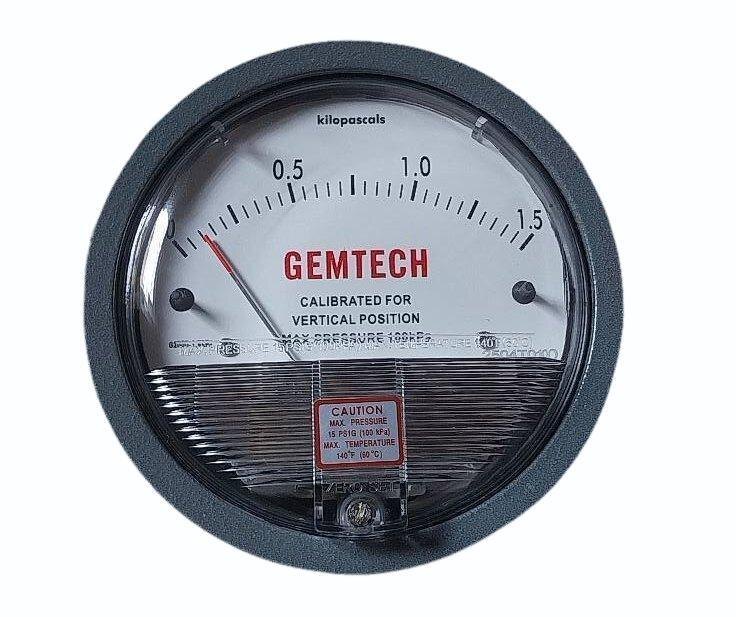 GEMTECH Differential Pressure Gauge Supplier From Dhar Madhya Pradesh