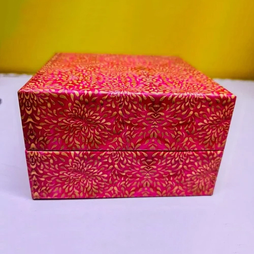 Disposable Rigid Gift Box - Color: Red