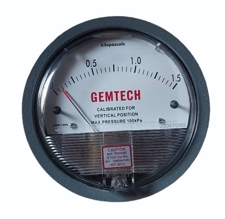 GEMTECH Differential Pressure Gauge Supplier From Jamnagar Gujarat