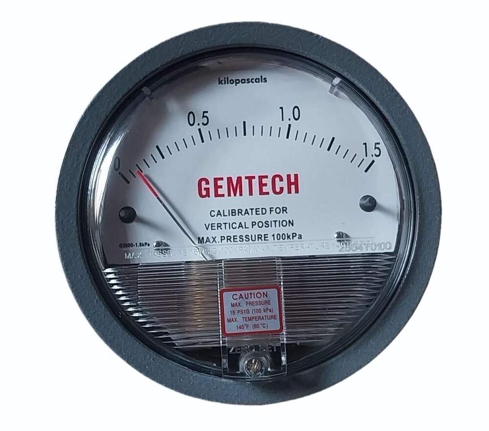 GEMTECH Differential Pressure Gauge Supplier From Jamnagar Gujarat