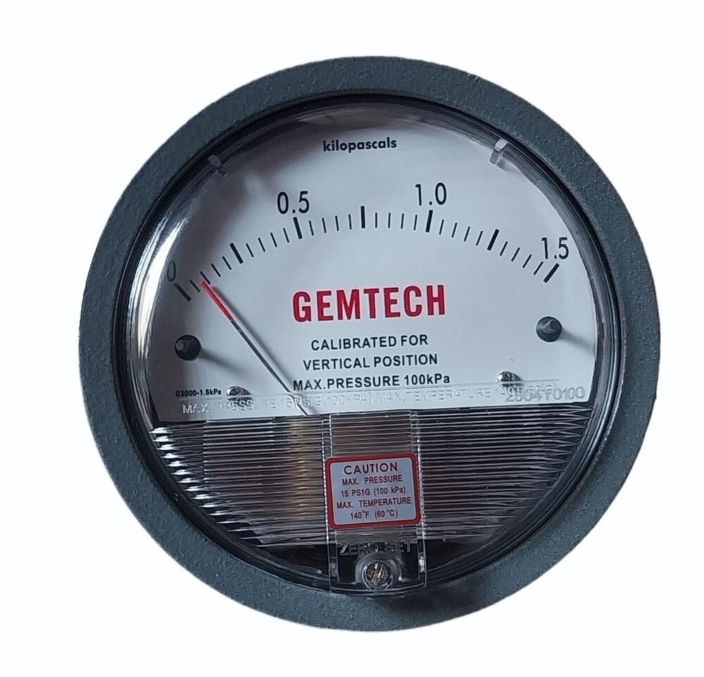 GEMTECH Differential Pressure Gauge Supplier From Jamnagar Gujarat