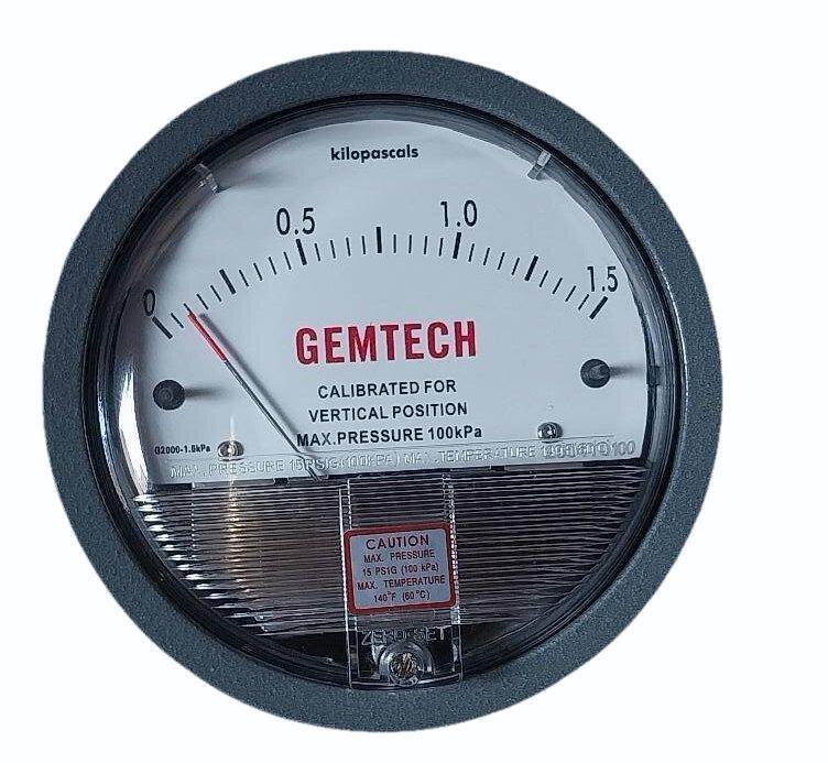 GEMTECH Differential Pressure Gauge Supplier From Jamnagar Gujarat