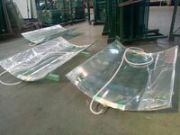 Vacuum bagging film for laminated glass application