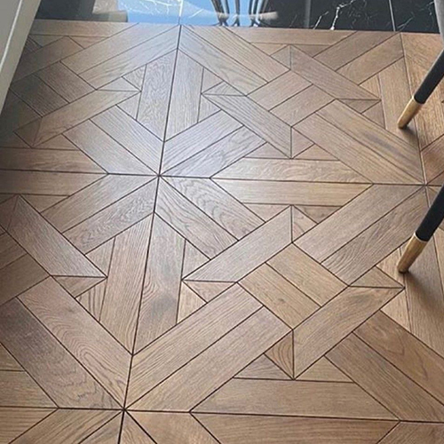 Parquet Engineered Wood Flooring - Color: Brown