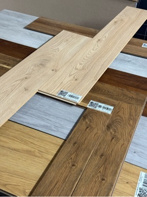 Wooden Laminate Flooring - Color: Brown