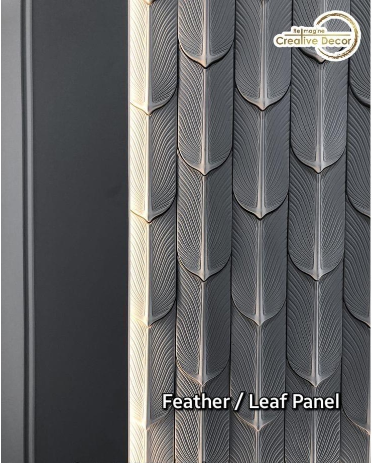 PU Leaf Panel By Re Imagine Creative Decor