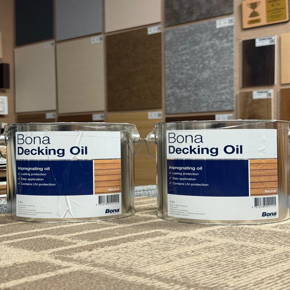 Bona Decking Wood Oil/ Furniture Oil Water-repellent Wood Treatment For Outdoors - Physical Form: Liquid