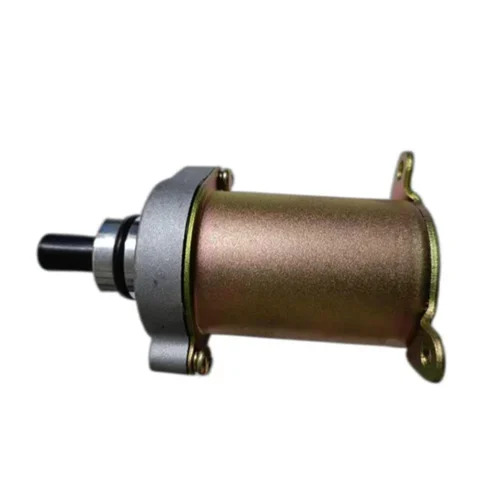 Two Wheeler Starter Motor - Color: Grey