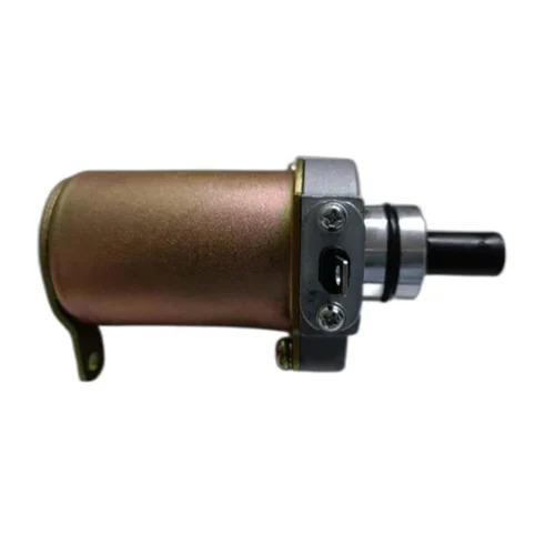 Two Wheeler Starter Motor - Color: Grey
