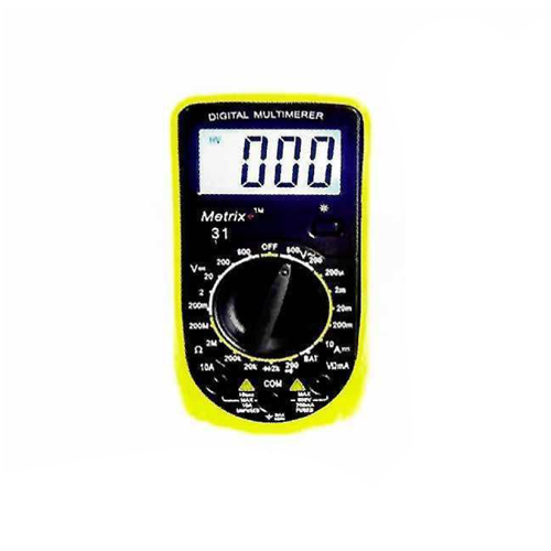 31 Battery Test Digital Multimeters - Color: Yellow And Black