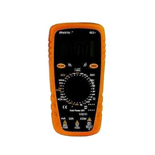 603+ Ir Test Digital Multimeters - Color: Orange And Black