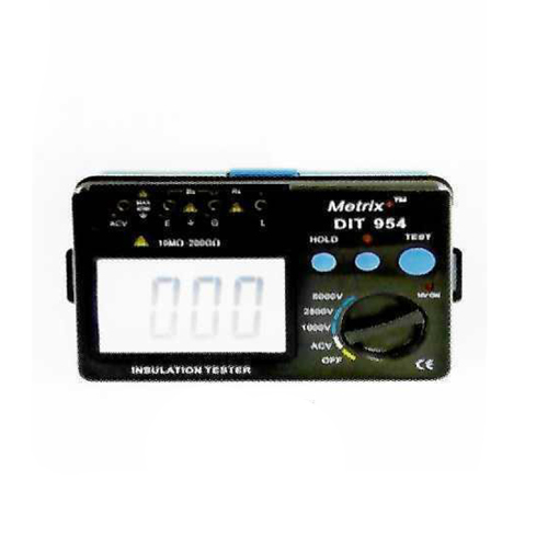 Dit 954 Mid Range Digital Insulation Testers - Color: Black