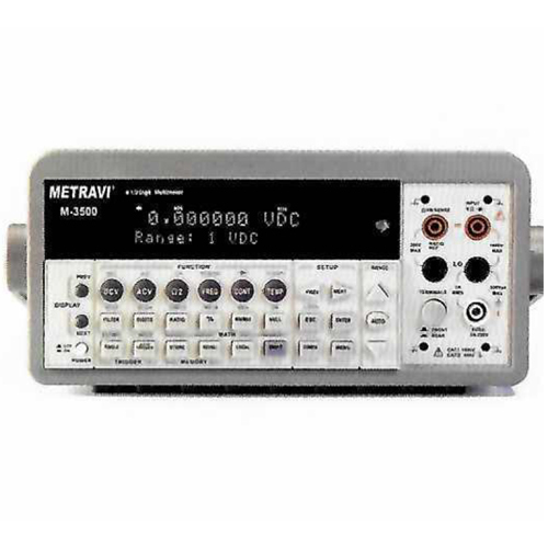 Metravi M 3500A T Rms Bench Type Multimeter - Color: Grey