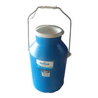 7.5l Milk Can - Color: Blue And White