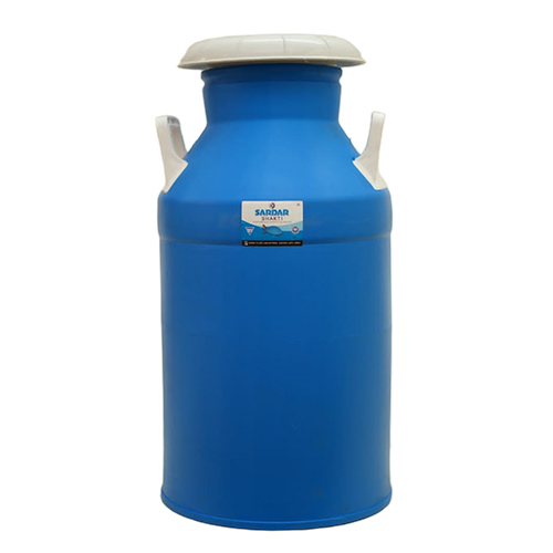 40L Milk Can - Color: Blue And White