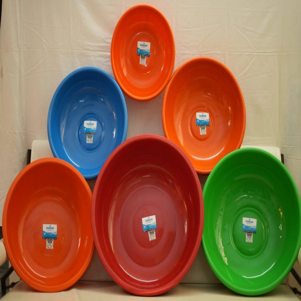 Green Plastic Ghamela - Size: Customized