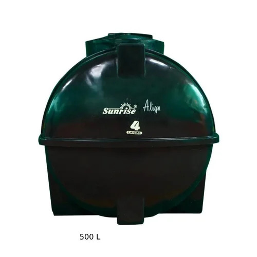 Align Horizontal Water Storage Tank 500L - Color: Green