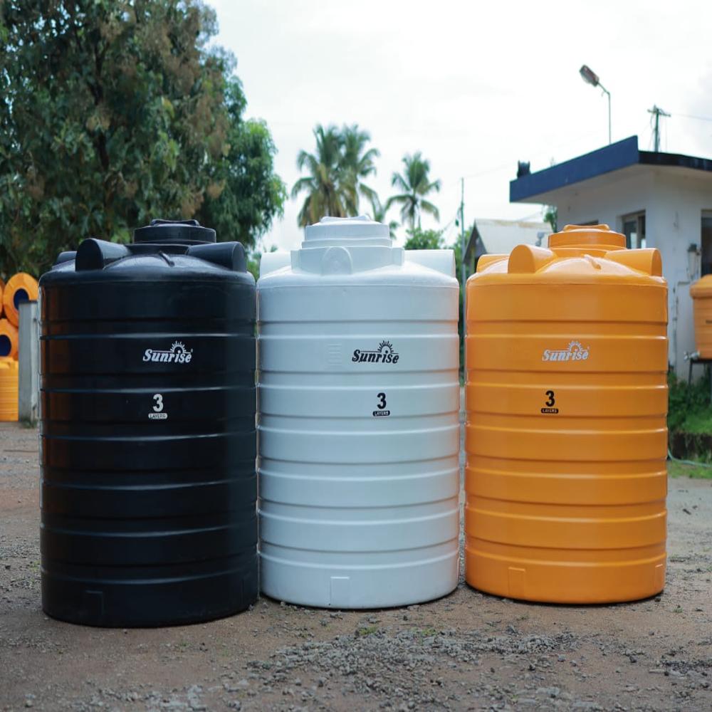 Triple Layered Water Storage Tank 1000L - Color: Green