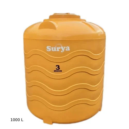 Triple Layered Water Storage Tank 1000L - Color: Brown