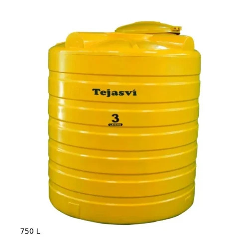 Triple Layer Plastic Water Tank - Color: Yellow