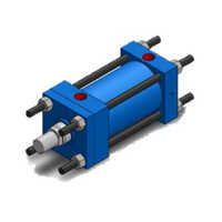 Mx 1 Both Ends Studs Or Tie Rods Extended - Color: Blue