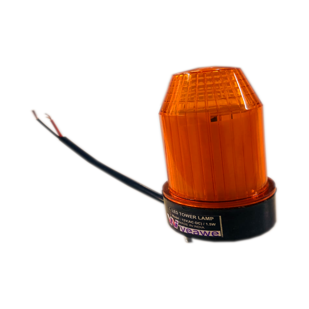 Industrial LED Tower Light Orange 12V AC DC