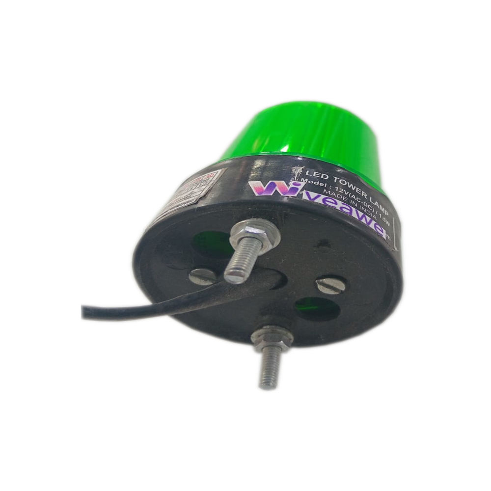 Industrial LED Tower Light Green 12V AC DC